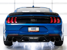 Load image into Gallery viewer, AWE Tuning Exhaust System Kit AWE Tuning AWE SwitchPath™ Exhaust for Ford Mustang S550 Mach1 - Quad Diamond Black Tips 3025-43551