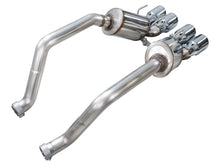 Load image into Gallery viewer, AWE Tuning Exhaust System Kit AWE Tuning AWE Touring Edition Axleback Exhaust for C6 Corvette Z06/ZR1 - Chrome Silver Tip 3015-42606