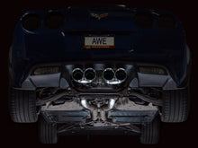 Load image into Gallery viewer, AWE Tuning Exhaust System Kit AWE Tuning AWE Track Edition Axleback Exhaust for C6 Corvette Z06/ZR1 - Chrome Silver Tips 3020-42606