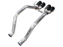 Load image into Gallery viewer, AWE Tuning Exhaust System Kit AWE Tuning AWE Track Edition Axleback Exhaust for C6 Corvette Z06/ZR1 - Diamond Black Tips 3020-43606