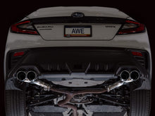 Load image into Gallery viewer, AWE Tuning Exhaust System Kit AWE Tuning AWE Track Edition Axleback Exhaust for VB Subaru WRX - Chrome Silver Tips 3020-42424