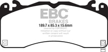 Load image into Gallery viewer, EBC 2015+ Ford Mustang (6th Gen) 2.3L Turbo (GT Package) Ultimax2 Front Brake Pads Brake Pads - OE EBC