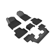 Load image into Gallery viewer, 3D MAXpider 2017-2019 Audi Q7 Kagu 1st & 2nd & 3rd Row Floormats - Black