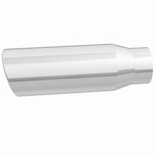 Load image into Gallery viewer, MagnaFlow Exhaust Products Exhaust Tail Pipe Tip MagnaFlow Exhaust Products Magnaflow Single Exhaust Tip - 3in. Inlet/4in. Outlet 35116