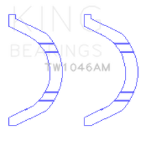 Load image into Gallery viewer, King BMW N14B16C Thrust Washer Set Bearings King Engine Bearings