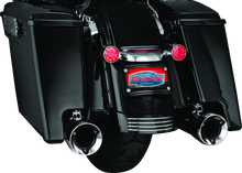 Load image into Gallery viewer, Kuryakyn Curved License Plate Mount Black Misc Powersports Kuryakyn