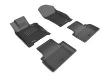 Load image into Gallery viewer, 3D MAXpider 2014-2017 Infiniti Q50 Kagu 1st & 2nd Row Floormats - Black | L1IN01701509