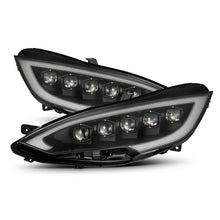 Load image into Gallery viewer, AlphaRex 12-21 Tesla Model S NOVA-Series LED Proj Headlights Blk w/Activtn Light & Seq.Sig / SB DRL AlphaRex
