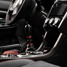Load image into Gallery viewer, Cobb Subaru 6-Speed Tall Weighted COBB Shift Knob - Black (Incl. Both Red + Blk Collars) Shift Knobs COBB