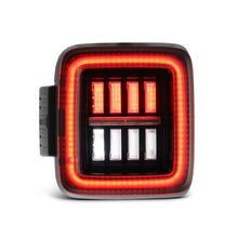 Load image into Gallery viewer, AlphaRex 18-23 Jeep Wrangler JL NOVA Prismatic LED Taillights Alpha-Black AlphaRex