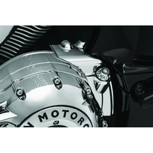 Load image into Gallery viewer, Kuryakyn Rear Oil Panel Accent Chrome Indian | 5644