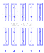 Load image into Gallery viewer, King Engine Bearings Nissan Hr15/16DE (Size +0.50mm) Main Bearing Set King Engine Bearings