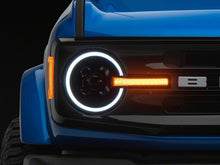 Load image into Gallery viewer, Raxiom 21-26 Ford Bronco LED Halo Headlights with White Backlight- Black Housing- Clear Lens | FB48240