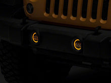 Load image into Gallery viewer, Raxiom 07-18 Jeep Wrangler JK Axial Series Halo LED Fog Lights- Amber Headlights Raxiom