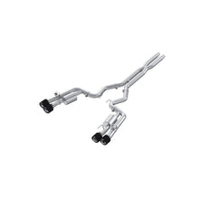 Load image into Gallery viewer, MBRP 2024 Ford Mustang Dark Horse 3in Dual Split Rear Exit Exhaust w/ Quad CF Tips - T304