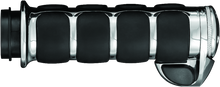 Load image into Gallery viewer, Kuryakyn Premium ISO Grips With Throttle Boss Throttle-By-Wire Chrome Misc Powersports Kuryakyn