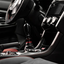 Load image into Gallery viewer, Cobb Subaru 6-Speed Tall Weighted COBB Shift Knob - Black (Incl. Both Red + Blk Collars) Shift Knobs COBB