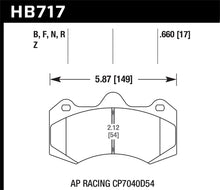 Load image into Gallery viewer, Hawk AP Racing CP7040D54 HPS 5.0 Brake Pads Brake Pads - Performance Hawk Performance