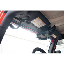 Load image into Gallery viewer, Fishbone Offroad 07-18 Wrangler JK A Pillar Sound Bar Black Paracord Grab Handles Fishbone Offroad