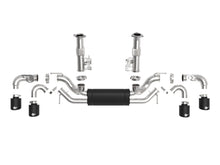 Load image into Gallery viewer, aFe MACH Force-Xp 3in to 2-1/2in 304SS Cat-Back 2020 Chevy Corvette (C8) 6.2L - Black Tip Catback aFe