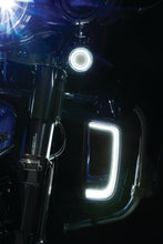 Load image into Gallery viewer, Kuryakyn Tracer L.E.D. Front Turn Signal Insert, White/Amber Light, Smoke Lens 1157 Kuryakyn