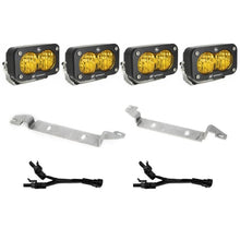 Load image into Gallery viewer, Baja Designs Fog Lights Baja Designs 2024+ Toyota Tacoma S2 Sport Dual Fog Pocket Light Kit - Baja Amber