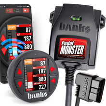Load image into Gallery viewer, Banks Power GBE64337-P Banks Power Pedal Monster Kit Sumitomo TS 025 Sealed Series 6-Way CONFIG 2 PM-06 With iDash Pro
