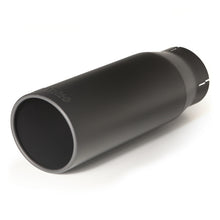 Load image into Gallery viewer, Banks Power GBE52923 Banks Power Tailpipe Tip Kit - SS Round Straight Cut - Black - 3.5in Tube - 4.38in X 12in