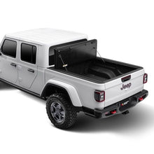 Load image into Gallery viewer, Rugged Ridge Armis Hard Folding With LINE-X Bed Cover 2020 JT Rugged Ridge