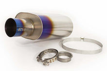 Load image into Gallery viewer, GReddy Universal 3.0in RS-Ti Oval Titanium Muffler | 11003530