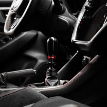 Load image into Gallery viewer, Cobb Subaru 6-Speed Tall Weighted COBB Shift Knob - Black (Incl. Both Red + Blk Collars) Shift Knobs COBB