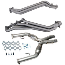 Load image into Gallery viewer, BBK BBK16412 BBK 05-10 Ford Mustang GT 1 5/8 Long Tube Headers w/High Flow Catted X-Pipe (Ti Ceramic)