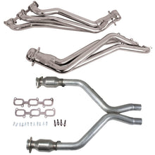 Load image into Gallery viewer, BBK BBK16422 BBK 11-14 Ford Mustang V6 1-3/4 Long Tube Headers w/High Flow Catted X-Pipe (Silver Ceramic)