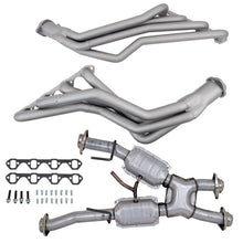 Load image into Gallery viewer, BBK BBK15312 BBK 79-93 Ford Mustang 5.0L 1-5/8 Long Tube Headers w/High Flow Catted X-Pipe (Ti Ceramic)