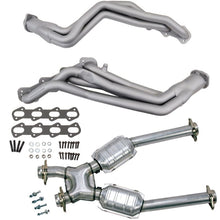 Load image into Gallery viewer, BBK BBK15332 BBK 99-04 Ford Mustang Cobra/Mach1 1-5/8 Long Tube Headers w/High Flow Catted X-Pipe (Ti Ceramic)