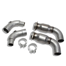 Load image into Gallery viewer, BBK Performance Parts BGRW_1816 BBK Performance Parts 1816 2015-2023 FORD MUSTANG GT 3" SHORT MID PIPE WITH CATALYTIC CONVERTERS