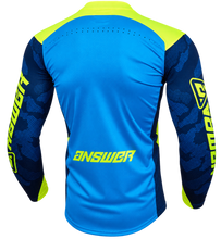 Load image into Gallery viewer, Answer Elite Camo Jersey Cyan/Hyper Acid/Black - Small | 550566