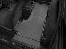 Load image into Gallery viewer, WeatherTech 15 Ford F-150 Super Cab w/ Bench Seat Rear FloorLiners - Black | 446973