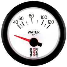 Load image into Gallery viewer, AutoMeter Gauges Autometer Stack 52mm 40-120 Deg C M10 Male Electric Water Temp Gauge - White