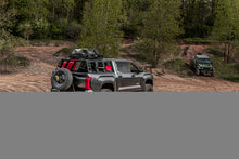 Load image into Gallery viewer, Go Rhino Swing-A-Way Hitch Mounted Tire Carrier (Lic. Plate Lights Not Included) - Textured Black Go Rhino