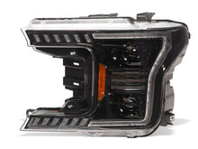 Load image into Gallery viewer, Raxiom 18-20 Ford F-150 LED Halo Surround Headlights with Amber DRL- Black Housing- Clear Lens | T583568