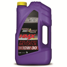 Load image into Gallery viewer, Royal Purple HMX Premium Synthetic High Mileage 10W-30 Motor Oil - 5 Quart Royal Purple