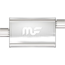 Load image into Gallery viewer, MagnaFlow Exhaust Products Exhaust Muffler MagnaFlow Exhaust Products Straight-Through Performance Muffler; 2.5in. Offset/Center; 4x18x9 Body 11256