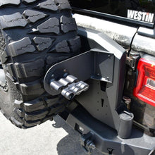 Load image into Gallery viewer, Westin 07-18 Jeep Wrangler JK / 18-22 Jeep Wrangler JL RotoPax Mount - Tex. Blk Westin