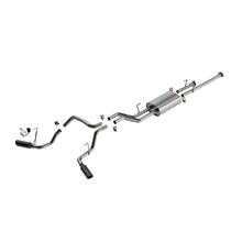 Load image into Gallery viewer, Borla Catback Borla 07-21 Toyota Tundra 4.6L/5.7L Cat-Back Touring SS Catback Exhaust w/ Black Chrome Tips