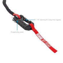 Load image into Gallery viewer, Borne Off-Road Winch Accessories Borne Off-Road Winch Hook - 3/8in Rope - Hand Strap - Red