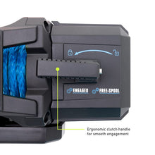 Load image into Gallery viewer, Borne Off-Road Winches Borne Off-Road 12K Winch - Blue Synthetic Rope