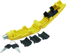 Load image into Gallery viewer, BikeMaster BKM132255 Bully Lock Bully Grip Lock - Yellow