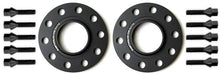 Load image into Gallery viewer, Burger Motorsports MINI Cooper wheel spacers set with black bolts for improved wheel fitment