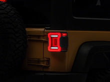 Load image into Gallery viewer, Raxiom 07-18 Jeep Wrangler JK Axial Series JL Style LED Tail Lights- BlkHousing- Red Lens Tail Lights Raxiom
